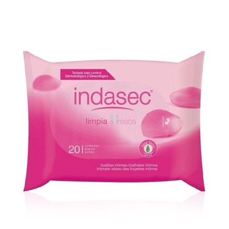 Indasec Toallitas Higiene Intima 20Uds