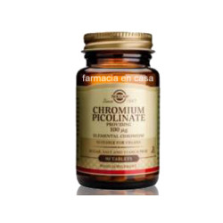 Solgar Cromo picolinato 100mcg 90 comprimidos