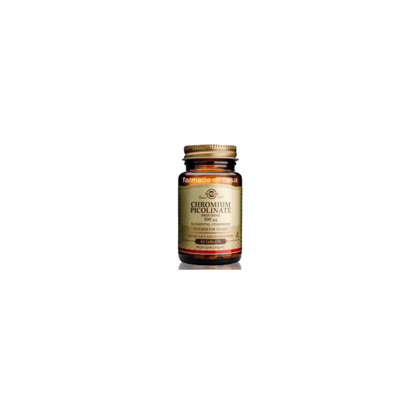 Solgar Cromo picolinato 100mcg 90 comprimidos