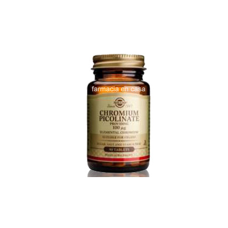 Solgar Cromo picolinato 100mcg 90 comprimidos