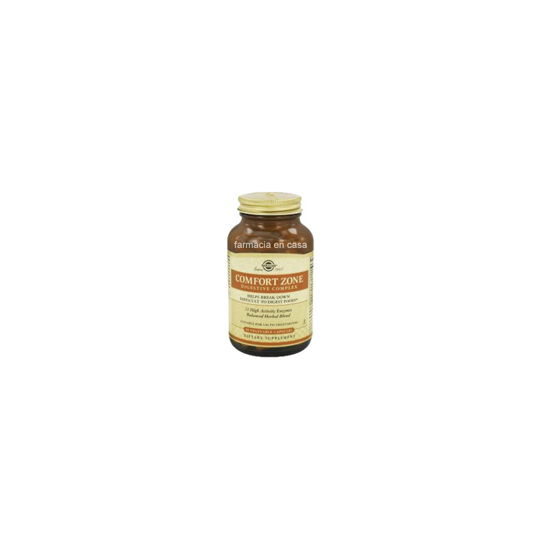 SOLGAR COMFORT ZONE DIGESTIVE COMPLEX 90 CAPSULAS