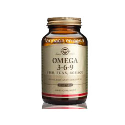 Solgar Omega 3-6-9 (pescado lino y borraja) 120 cápsulas
