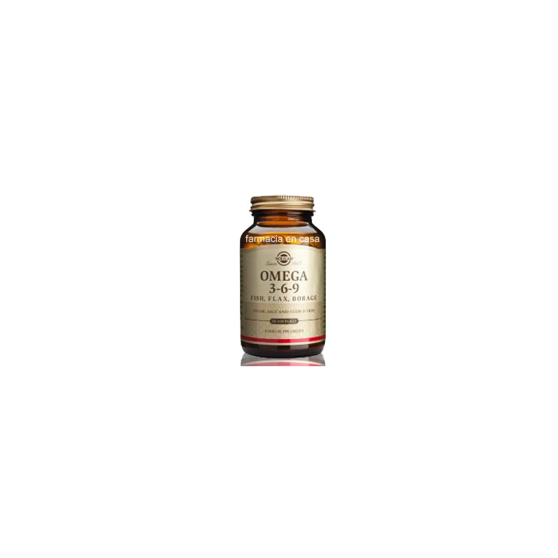 Solgar Omega 3-6-9 (pescado lino y borraja) 120 cápsulas