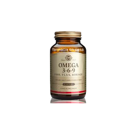 Solgar Omega 3-6-9 (pescado lino y borraja) 120 cápsulas