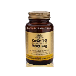 Solgar Coenzima q-10 200mg 30 cápsulas vegetales