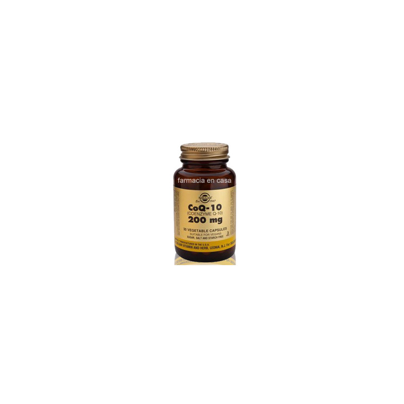 Solgar Coenzima q-10 200mg 30 cápsulas vegetales