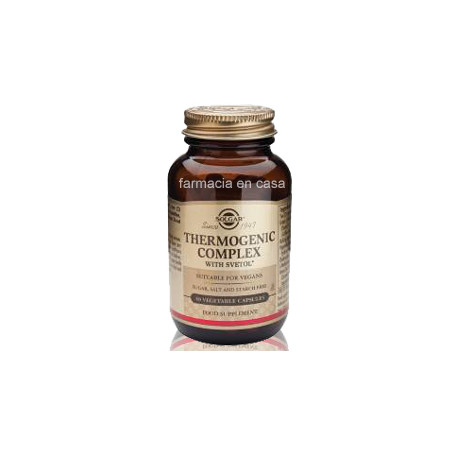 Solgar Thermogenic complex con svetol 60 cápsulas vegetales