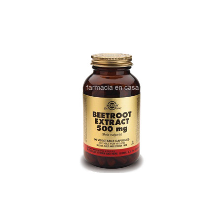 Solgar Remolacha extracto 500mg (beta vulgaris) 90 cápsulas