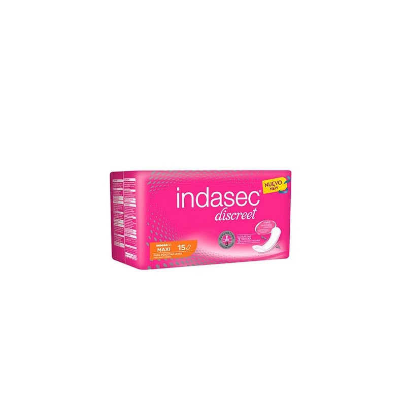 Indasec Discreet Maxi 15Uds