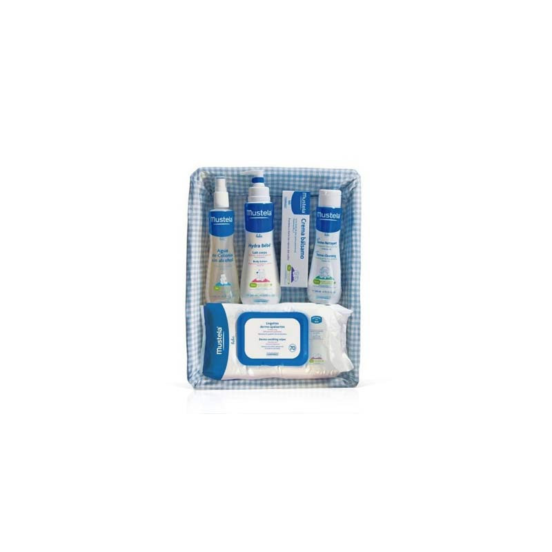 Mustela Canastilla azul 5 productos