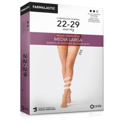 Farmalastic Media Larga (A-F) Comp Normal Blonda Beige T- ME