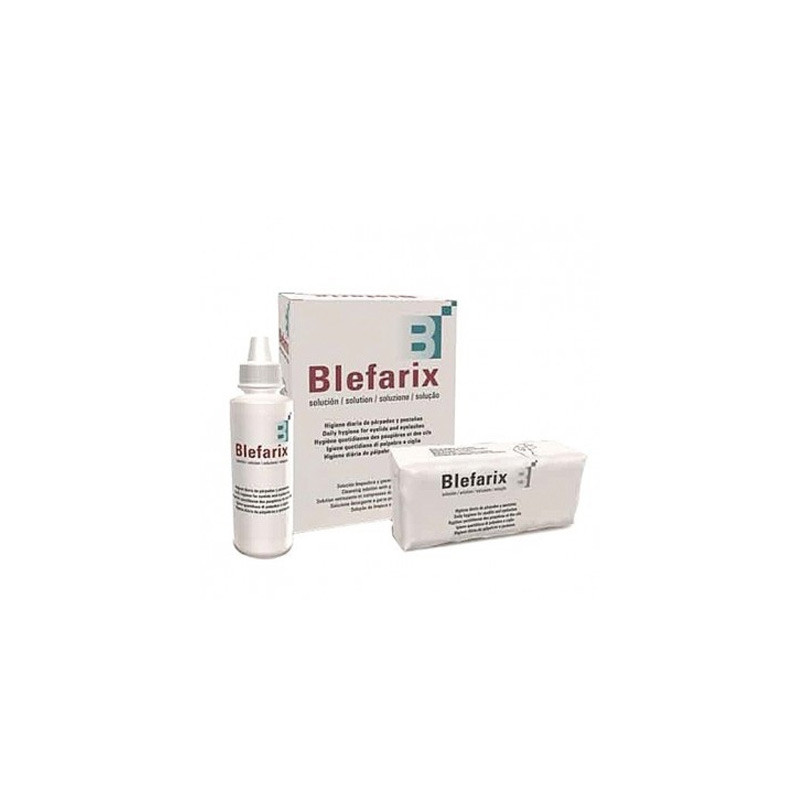 Blefarix Solución 100 ml + 100 gasas