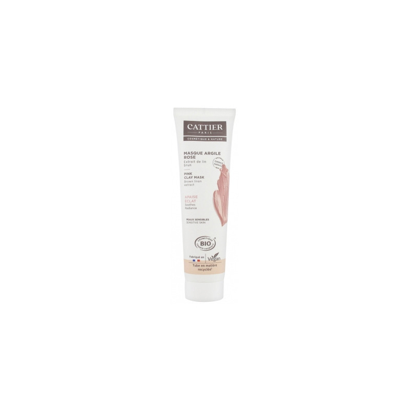 Cattier Mascarilla de Arcilla Rosa Lino Marron 100ml