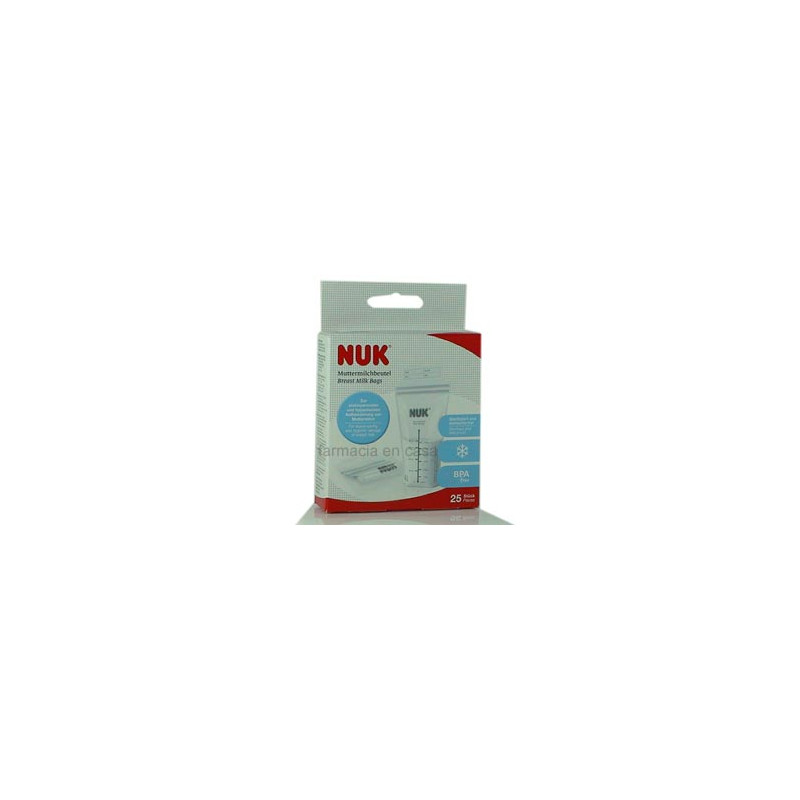 Nuk Bolsa de leche materna 25uds