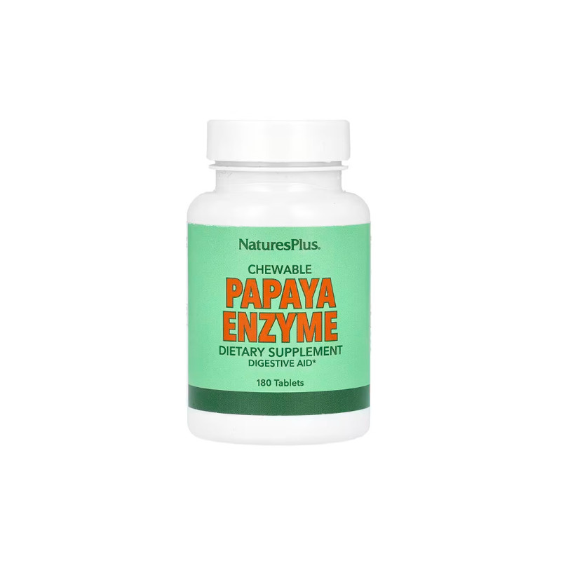 Natures Plus Papaya Enzime Digestivo 180Comp. Masticables