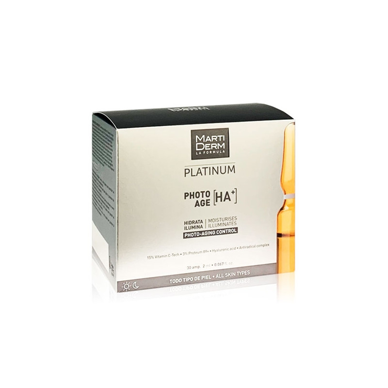 Martiderm Platinum Photo-Age Ha+ Antiedad 30 Ampollas
