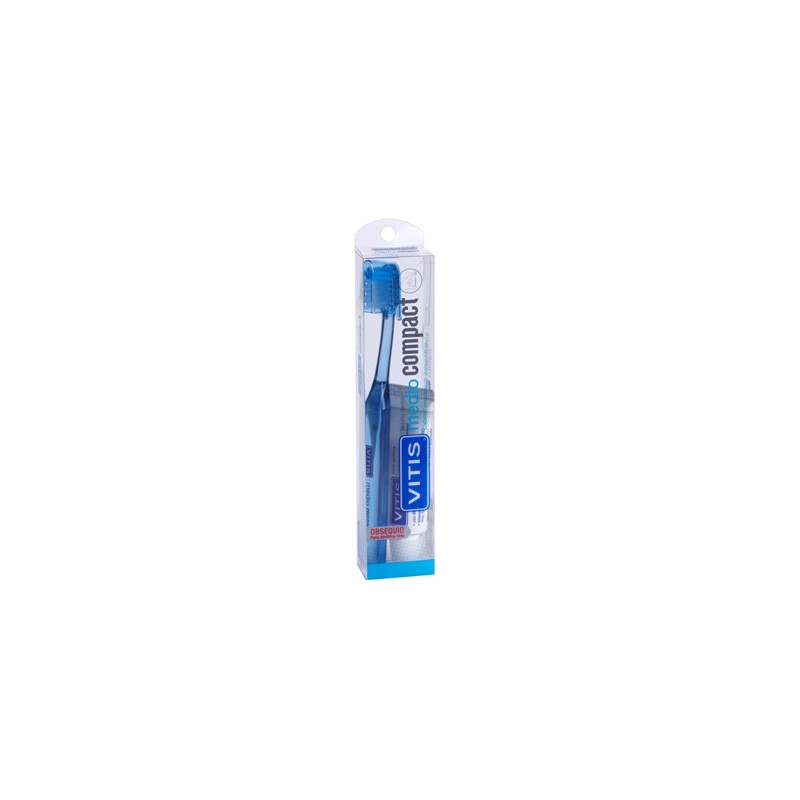 Vitis Cepillo Medio Compact + Vitis Pasta 15ml
