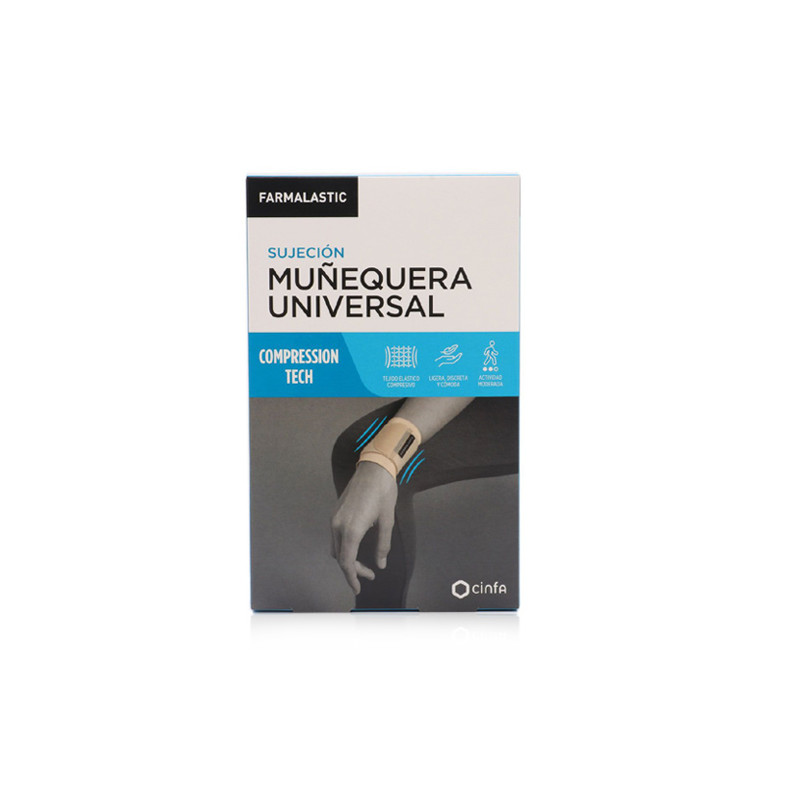 Farmalastic Innova Muñequera Velcro Beige T-1 P/M 12-17CM