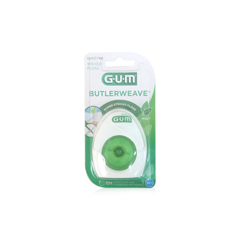 Gum 1855 Seda Dental con Cera Mentolada 55m
