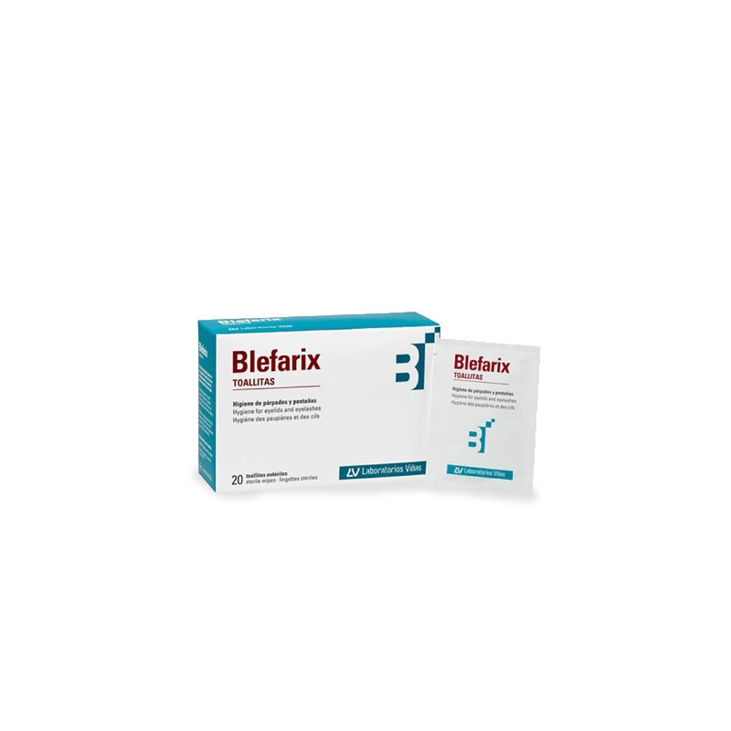Blefarix Toallitas Parpados y Pestañas 20 Uds