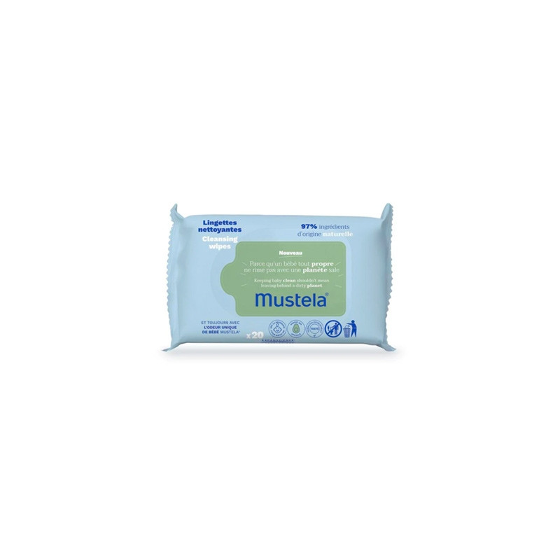 Mustela Toallitas Limpiadoras 20 Uds