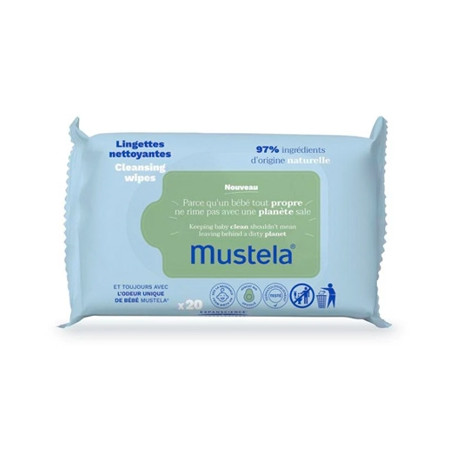 Mustela Toallitas Limpiadoras 20 Uds