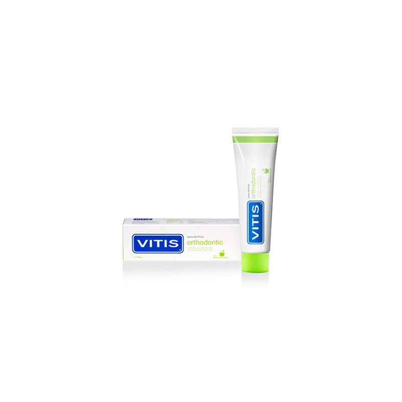 Dentaid Vitis orthodontic pasta dental sabor manzana-menta 100ml