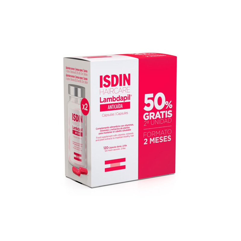 Isdin Lambdapil Anticaida Duplo 2x60 Capsulas