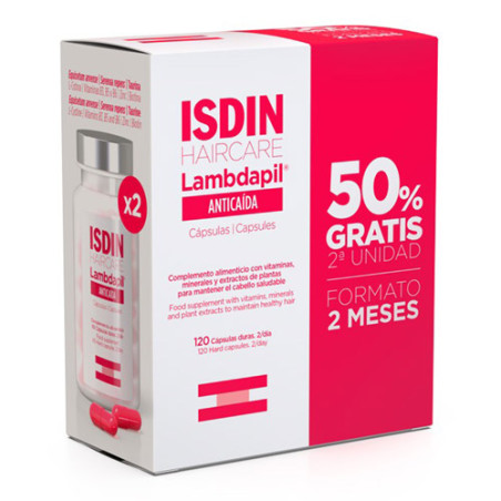 Isdin Lambdapil Anticaida Duplo 2x60 Capsulas