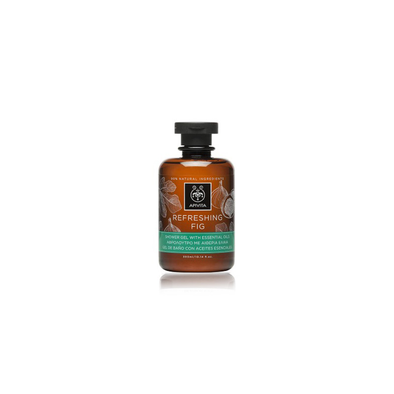 Apivita Refreshing Fig Gel de Baño Aceites Esenciales 300ml