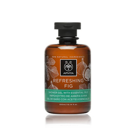 Apivita Refreshing Fig Gel de Baño Aceites Esenciales 300ml