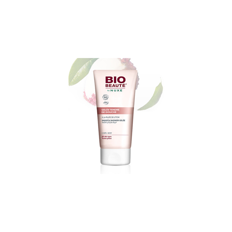 Bio Beaute Nuxe gel de ducha suave con pulpa de litchi 30ml