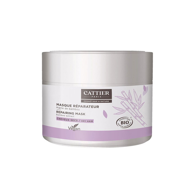 Cattier Mascarilla Reparadora Cabello Seco Extracto Bambu 200ml