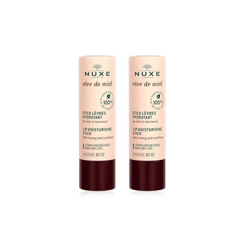 Nuxe Reve de Miel Stick Labios Hidratante Duplo 2x4gr