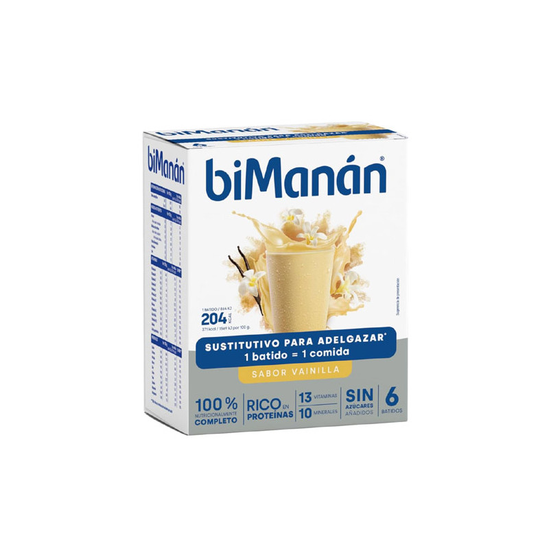 Bimanan Batido Vainilla 6 Sobres