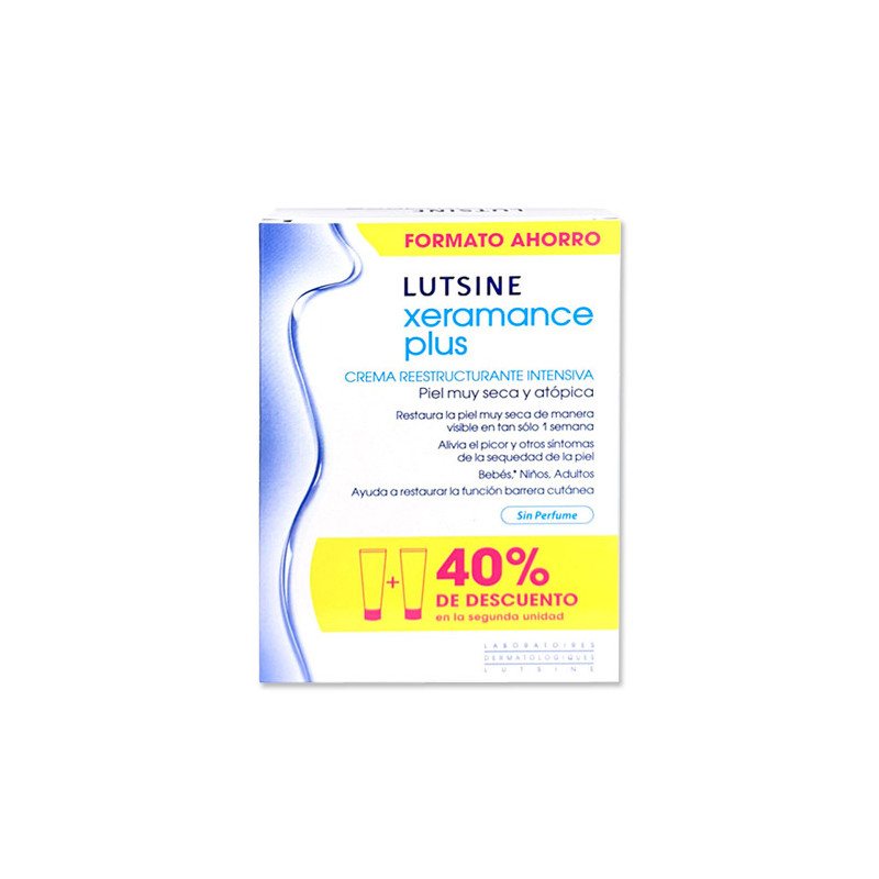 Lutsine Xeramance Plus Crema Restauradora P/Atopica Duplo 2x100ml