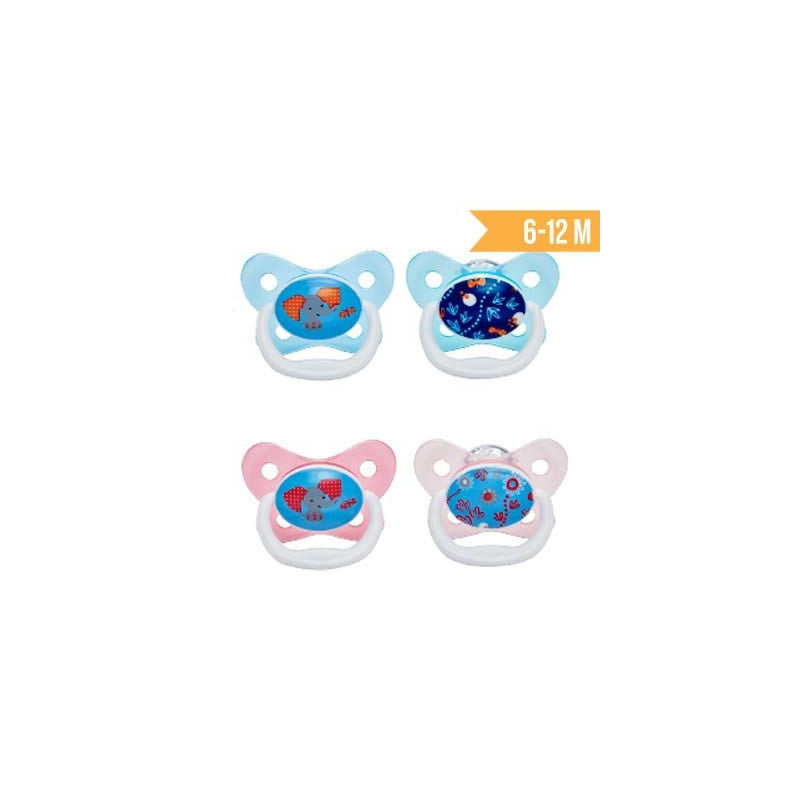 Dr Browns Chupete Silicona Protector Moldeado 6-12m+ 2 Uds