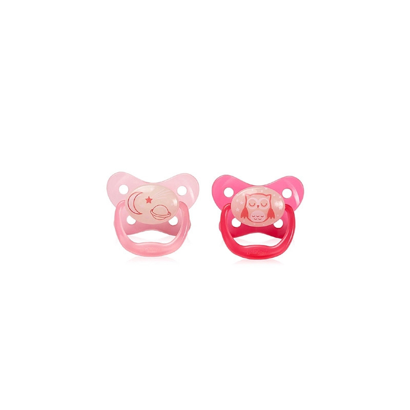 Dr Browns Chupete de Silicona Nocturno 6-18m 2 Uds