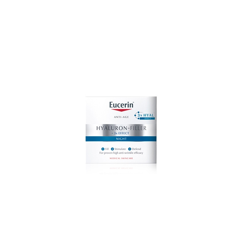 Eucerin Hyaluron-Filler Crema Antiedad Noche P/Seca 50ml