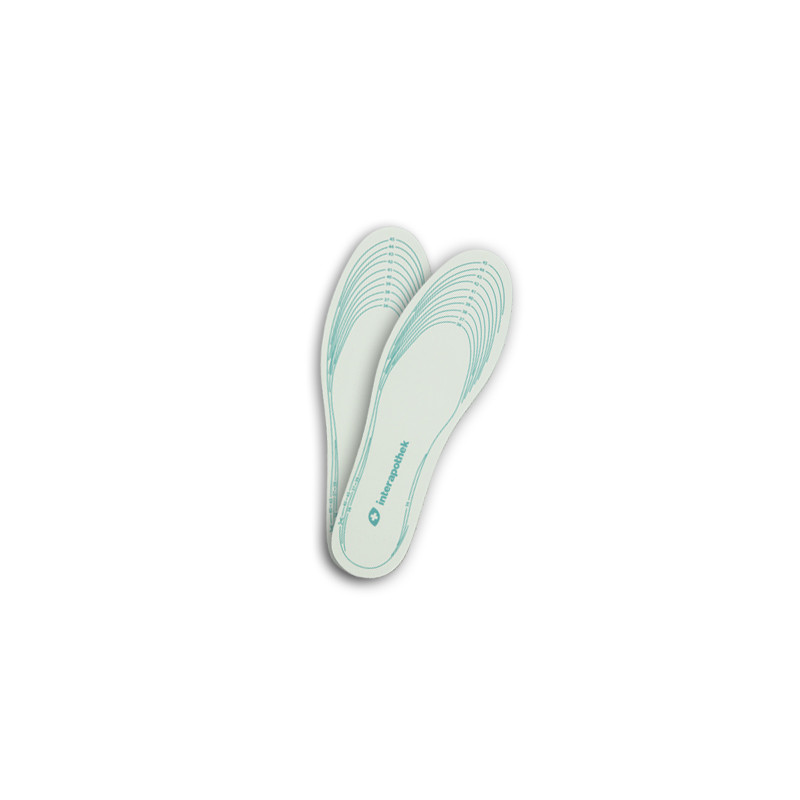 Interapothek Plantillas de espuma de látex 36-45 recortable 2 uds