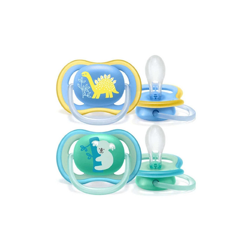 Avent Chupete Silicona Anatomico Ventilado 18m+ 2 Uds