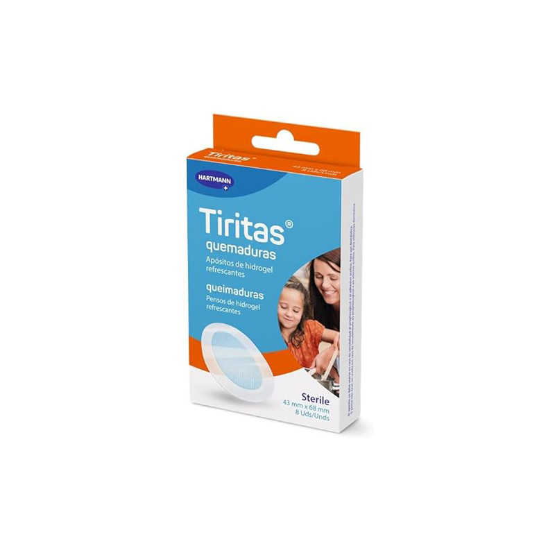 Hartmann Tiritas Quemaduras 43mmx68mm 8Uds