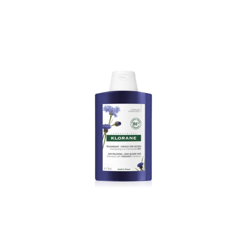 Klorane Champu Antiamarilleo a la Centaurea Cabello Blanco 400ml
