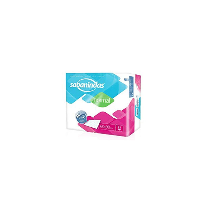 Sabanindas Normal Protector de Cama 60x90 25Uds