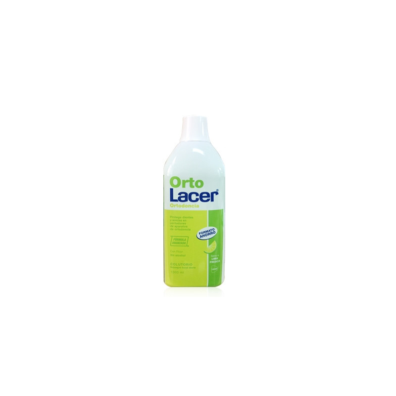 Lacer Orto enjuague Bucal Diario Sabor Lima Fresca 1l