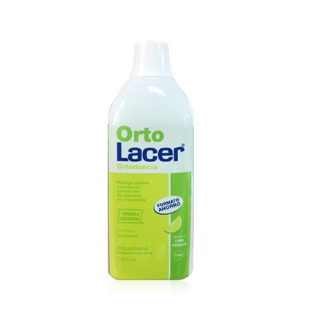 Lacer Orto enjuague Bucal Diario Sabor Lima Fresca 1l