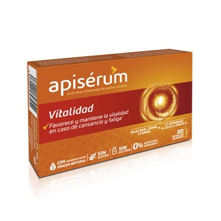 Apiserum Vitalidad Jalea Real 30 capsulas