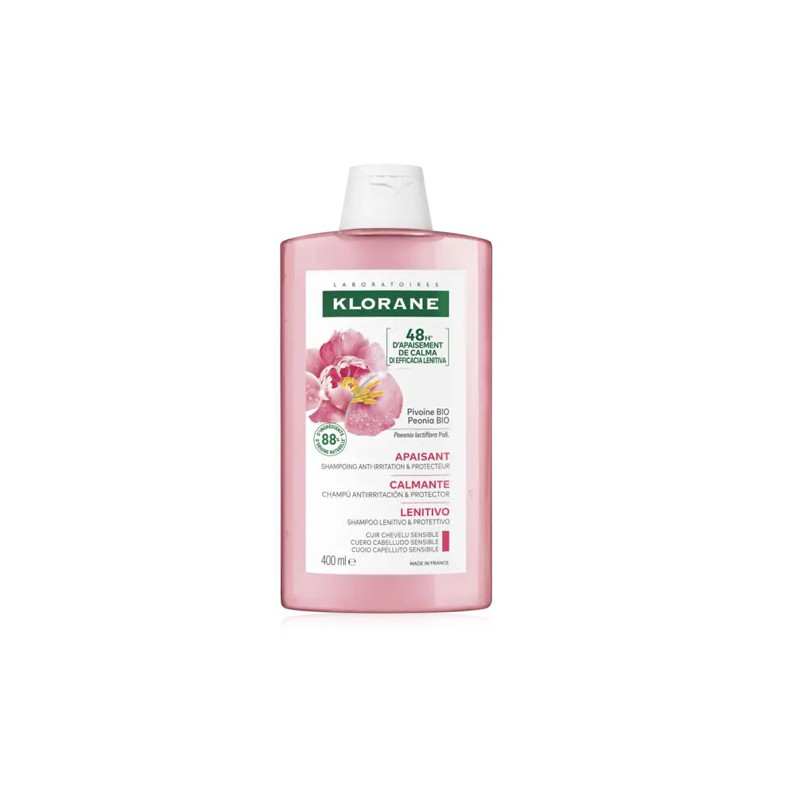 Klorane Champu Calmante al Extracto de Peonia 400ml