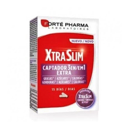 Forte Pharma Xtraslim Captador 3 en 1 Extra 60 Capsulas
