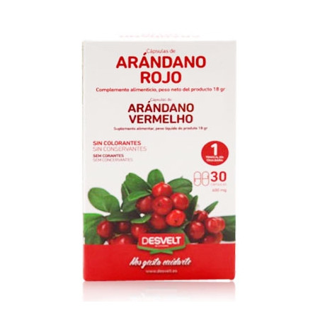Desvelt Arandano Rojo 30 Capsulas